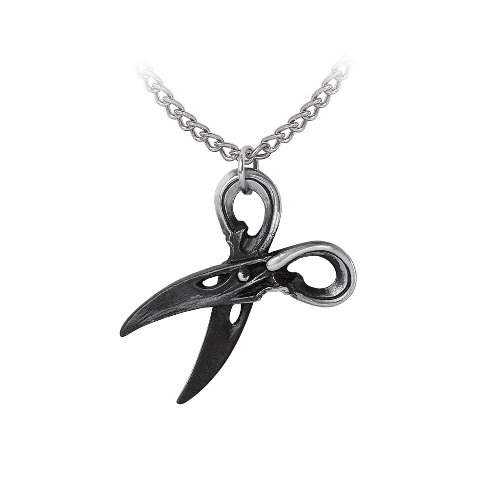 Alchemy - Witches Shears Halskette - Silberfarben